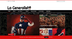 Desktop Screenshot of lageneralista.com